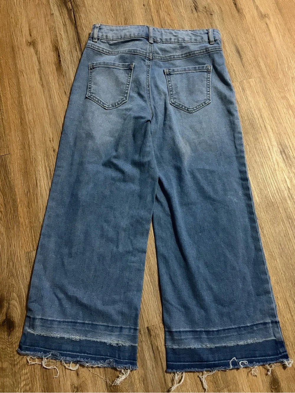 Cato (Charlotte) - Wide Leg Denim Jeans - Size 12